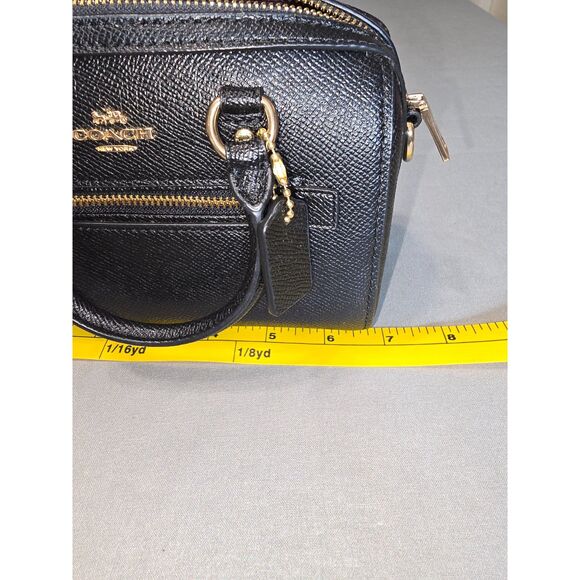 Coach Mini Rowan - Black Leather - Picture 7 of 12